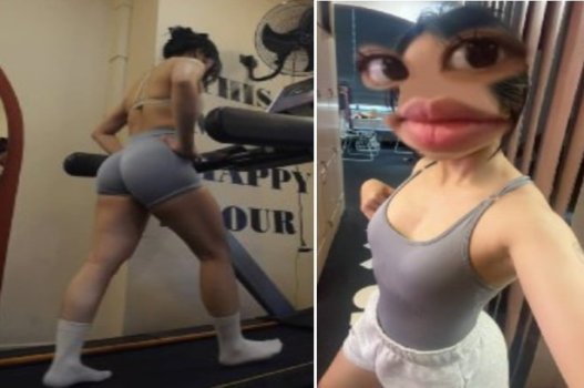 Gym hậu môn to phòng theo kiểu chó săn thích kêu lớn