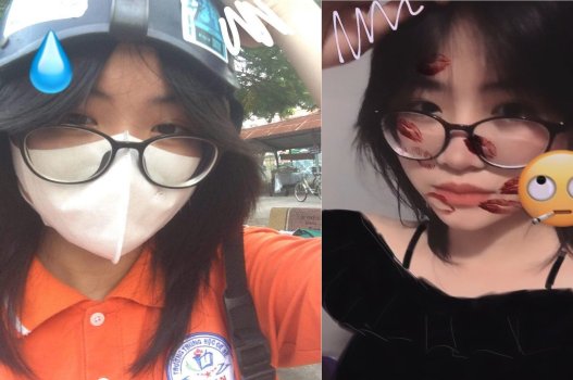 Nữ sinh kính cận có tính cách dâm đãng